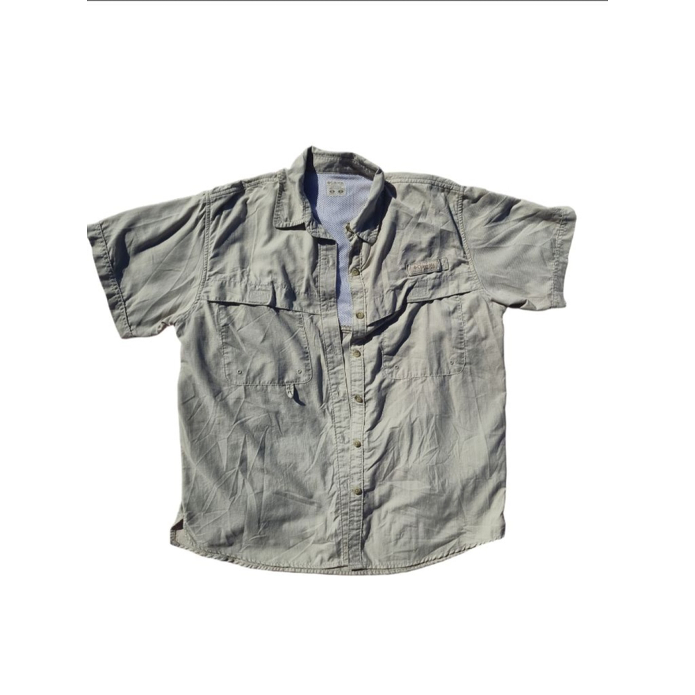 Women's Columbia UPF Button Down Shirt Vented Fishing Outdoor Gorpcore Small